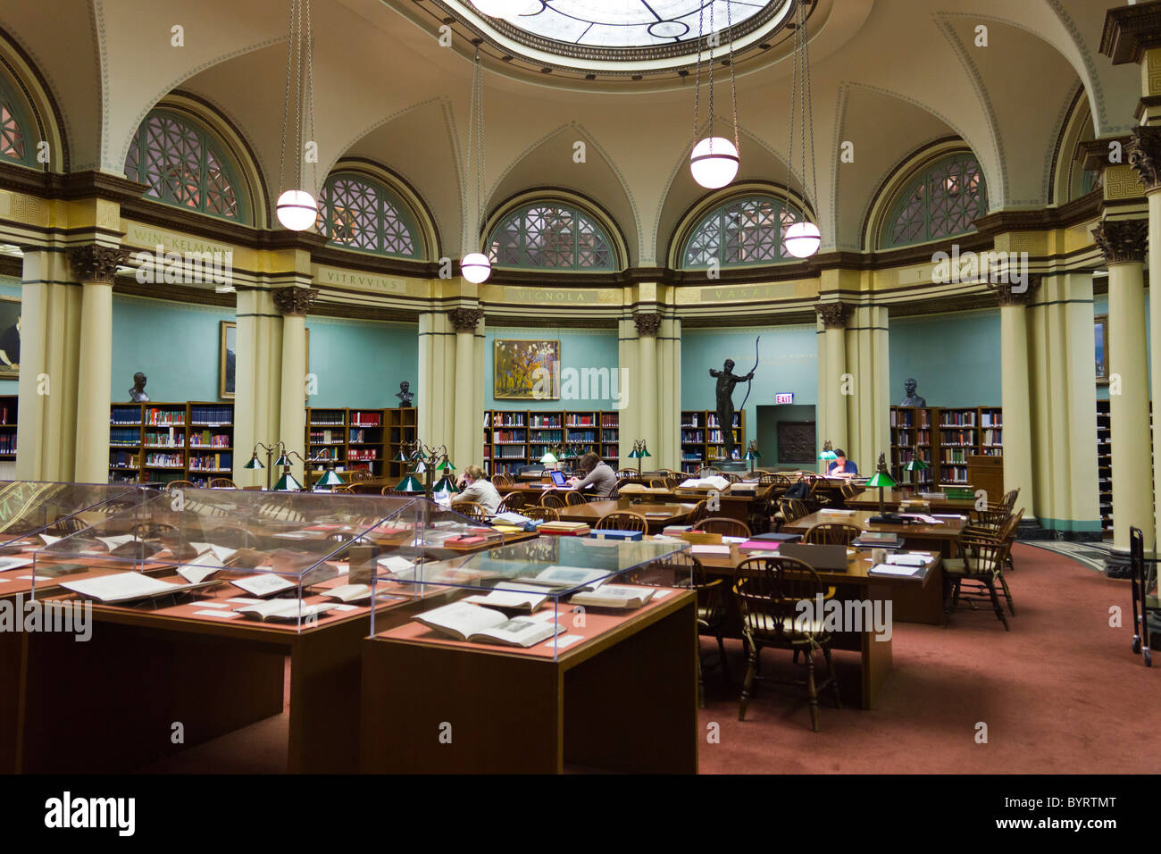 Ryerson Bibliothek, Art Institute of Chicago, Illinois, USA Stockfoto