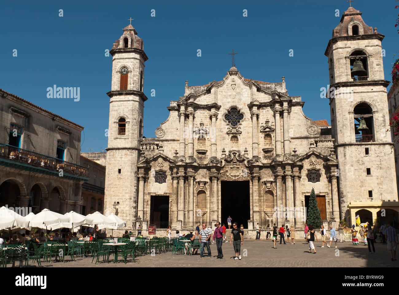 Kathedrale von La Habana, La Habana Vieja, Kuba Stockfoto