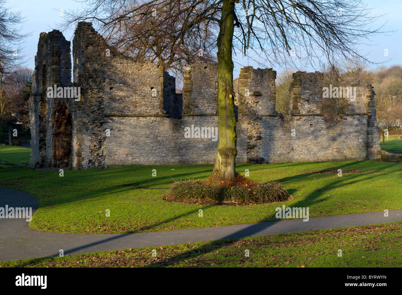 Cluniac Priory Ruinen [Dudley West Midlands] Stockfoto