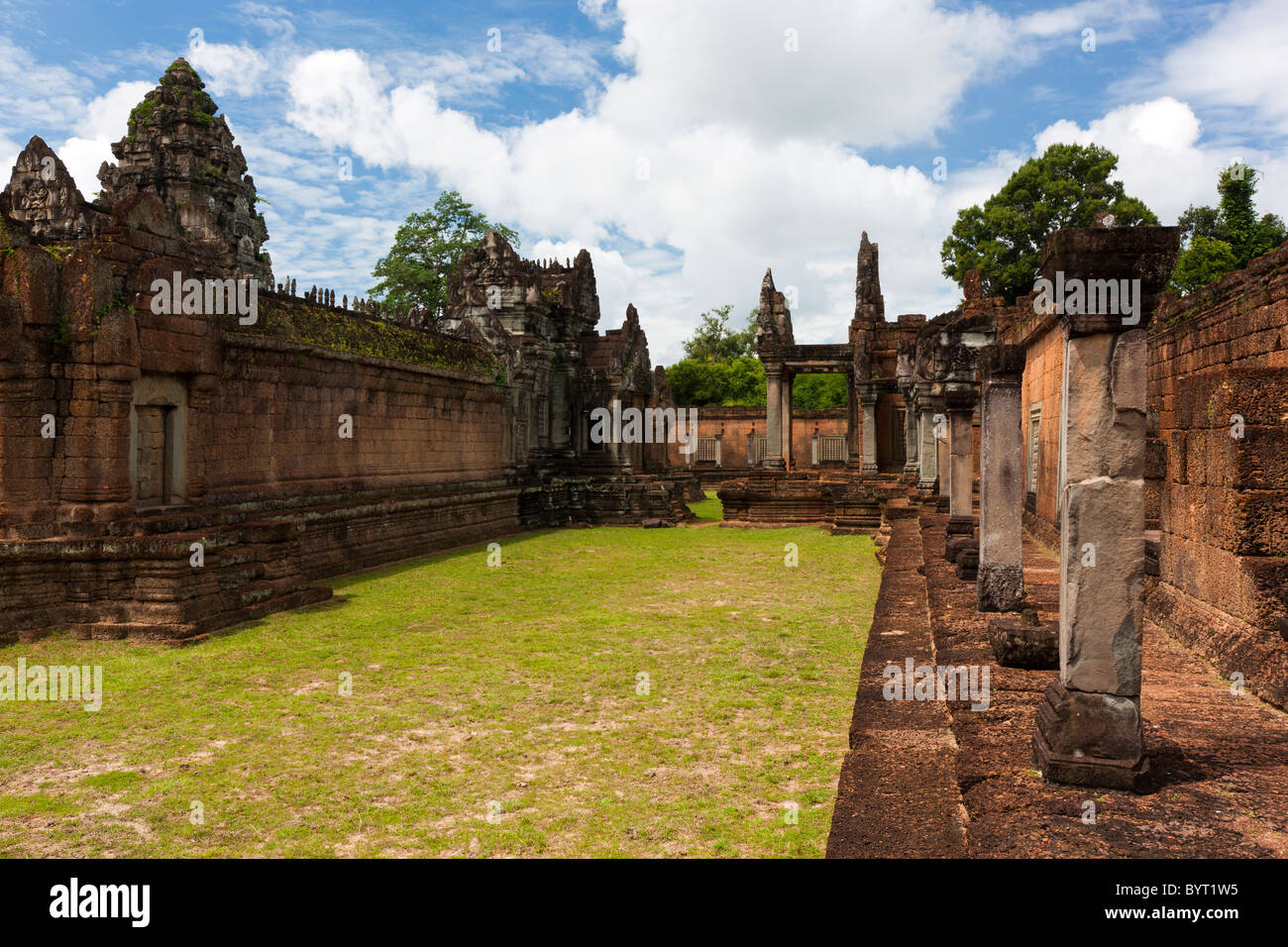 Banteay Samre. Angkor. UNESCO-Weltkulturerbe. Kambodscha. Indochina. Südost-Asien. Stockfoto