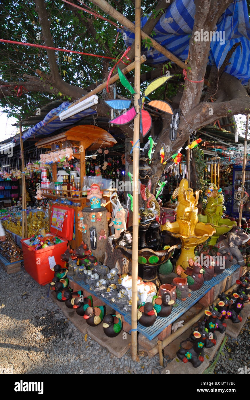 Bei den jährlichen Agrarmarkt in Khon Kaen in Thailand Stockfoto