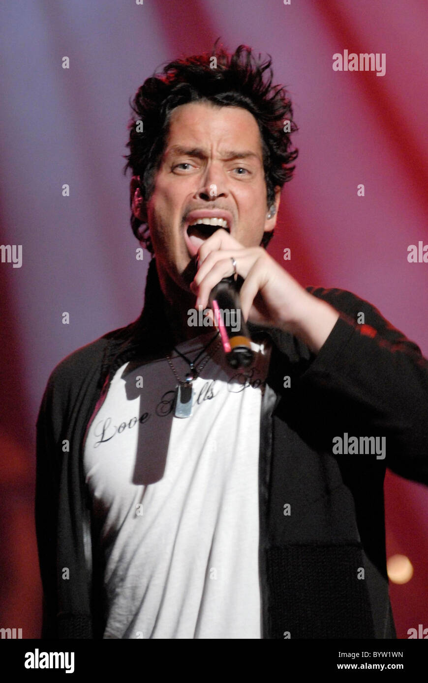 Chris Cornell die live an der Wiltern LG Theatre Los Angeles, Kalifornien - 11.07.07 Stockfoto