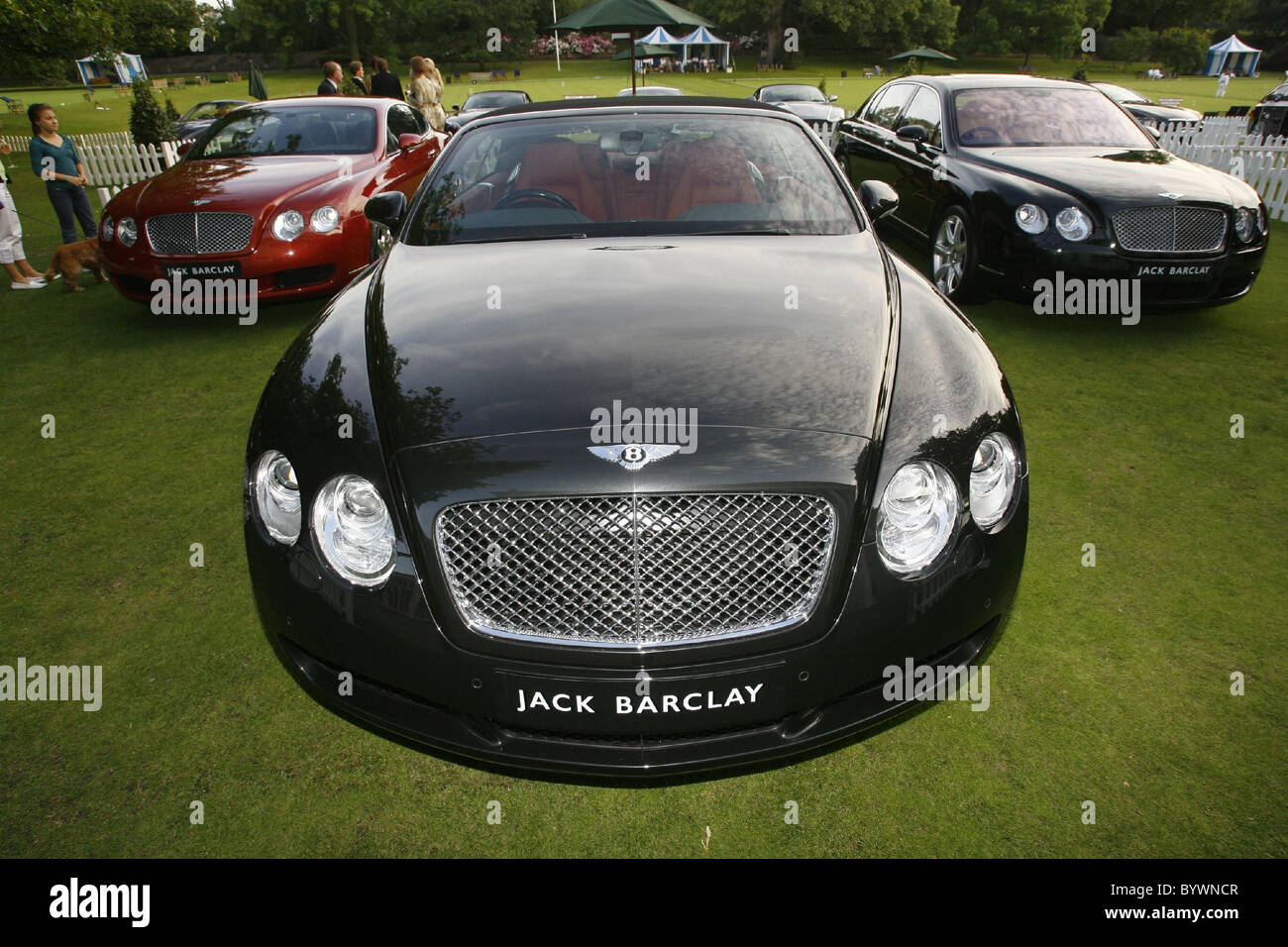 Bentley Salon Prive private Luxus und Supersportwagen zeigen an der Hurlingham Club London, England - 13.07.07 Stockfoto