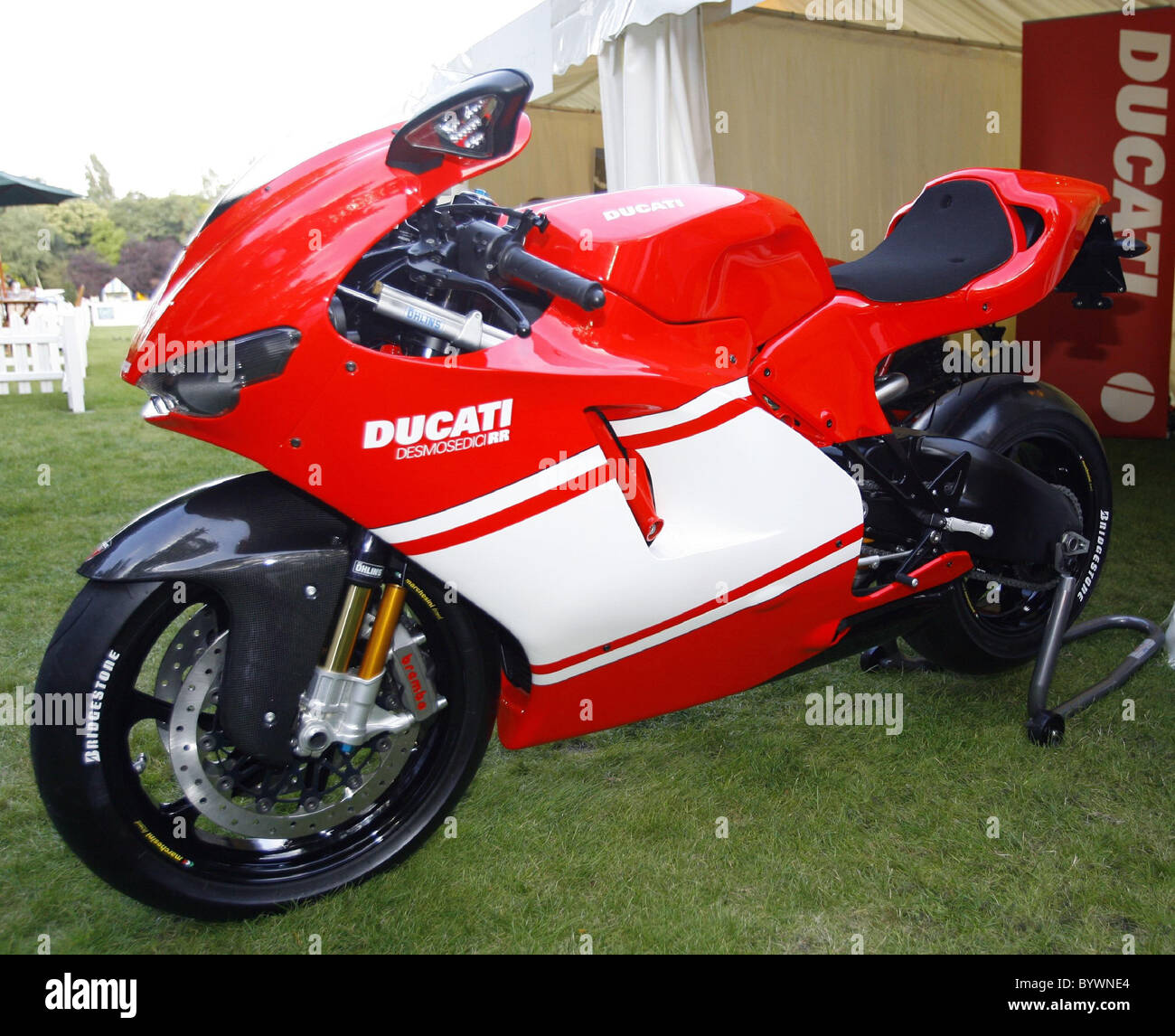 Ducati Salon Prive private Luxus und Supersportwagen zeigen an der Hurlingham Club London, England - 13.07.07 Stockfoto