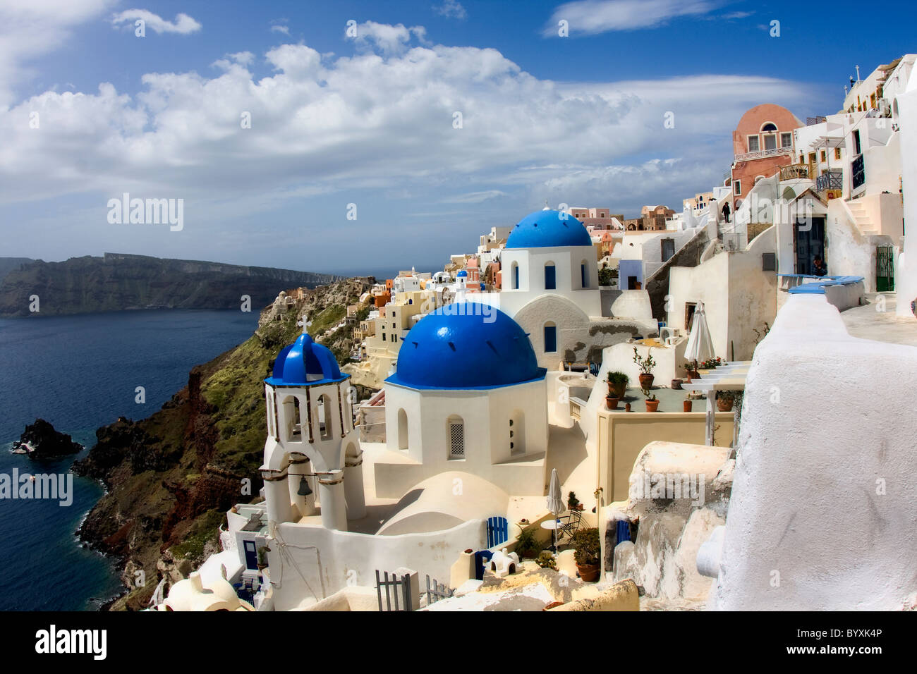 Insel Santorin Stockfoto