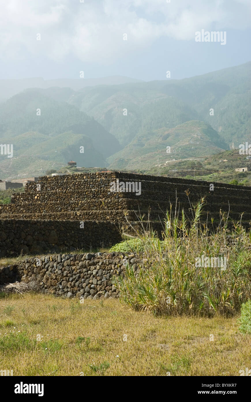 Pyramiden von Guimar Stockfoto