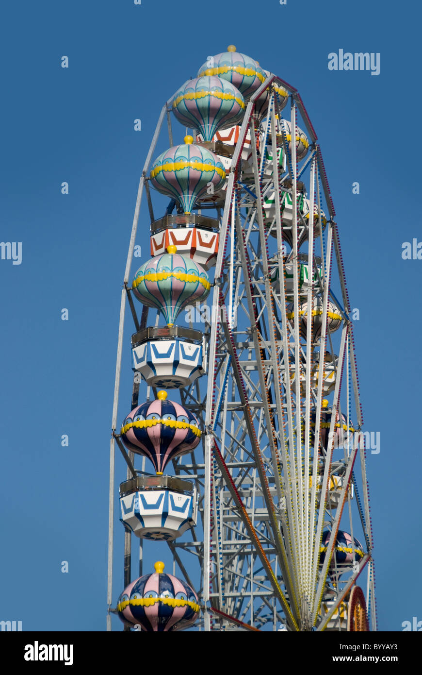 großes Riesenrad im Parque de Frutos; Tigre, Buenos Aires, Argentinien Stockfoto