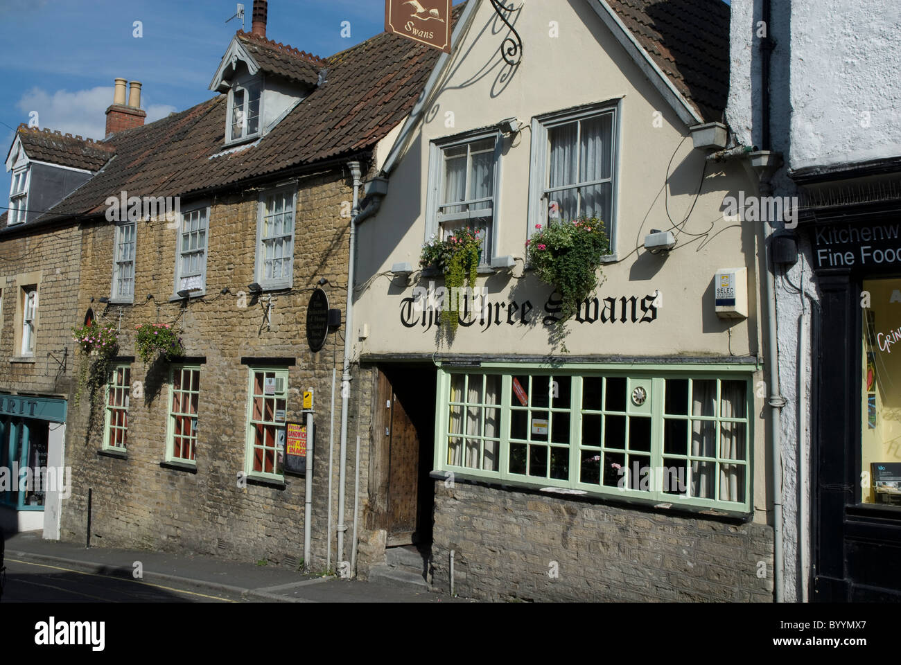 Drei Schwäne Gastwirtschaft in Frome Somerset UK Stockfoto