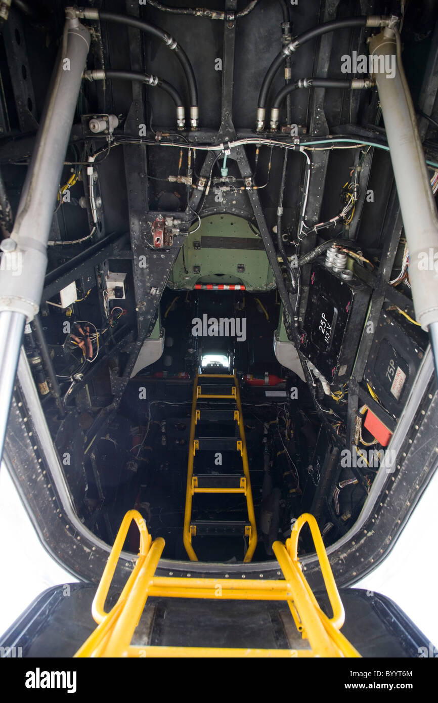 Luke Und Treppen Ins Cockpit Der Vulcan Bomber Stockfoto