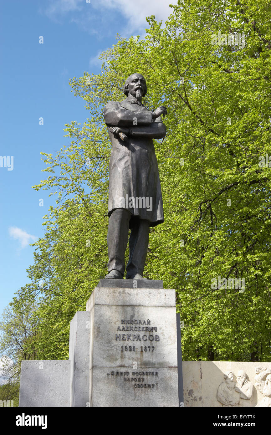 Denkmal-Nekrassow Stockfoto