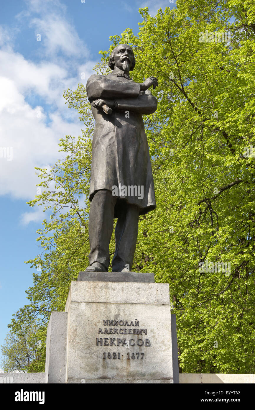 Denkmal-Nekrassow Stockfoto
