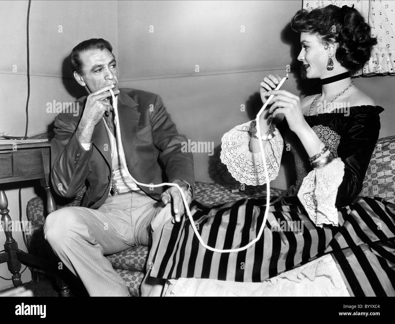 GARY COOPER, Lauren Bacall, helles Blatt, 1950 Stockfoto