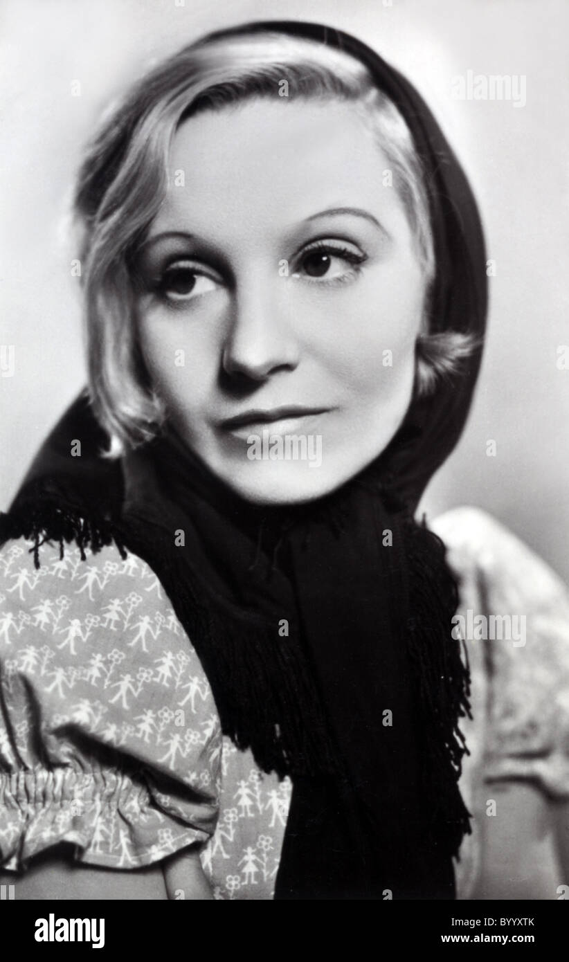SCHAUSPIELERIN ELISABETH BERGNER (1935) Stockfoto