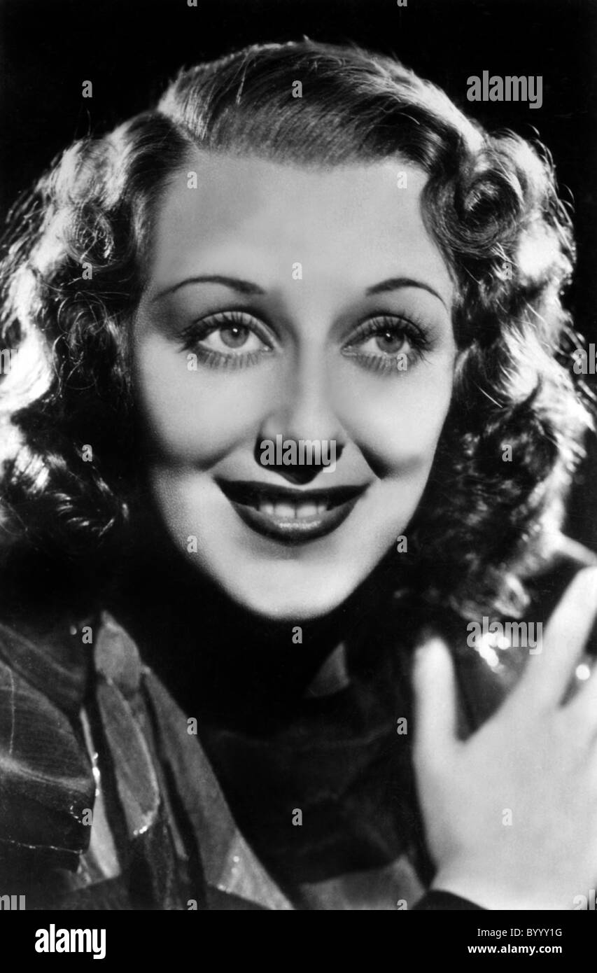 ANN DVORAK SCHAUSPIELERIN (1937) Stockfoto