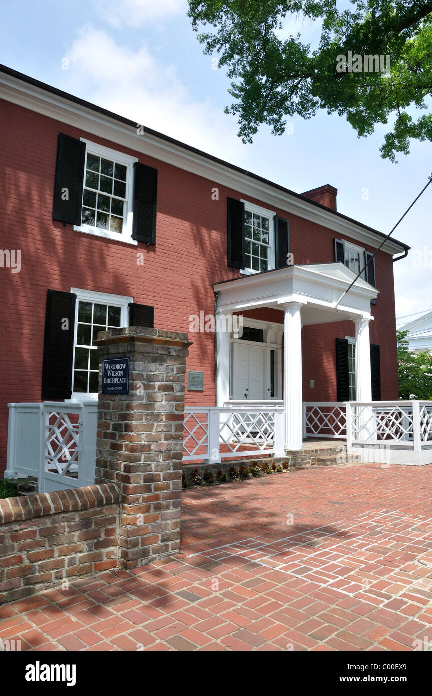 Die Woodrow Wilson Presidential Library and Museum, Staunton, Virginia, USA Stockfoto