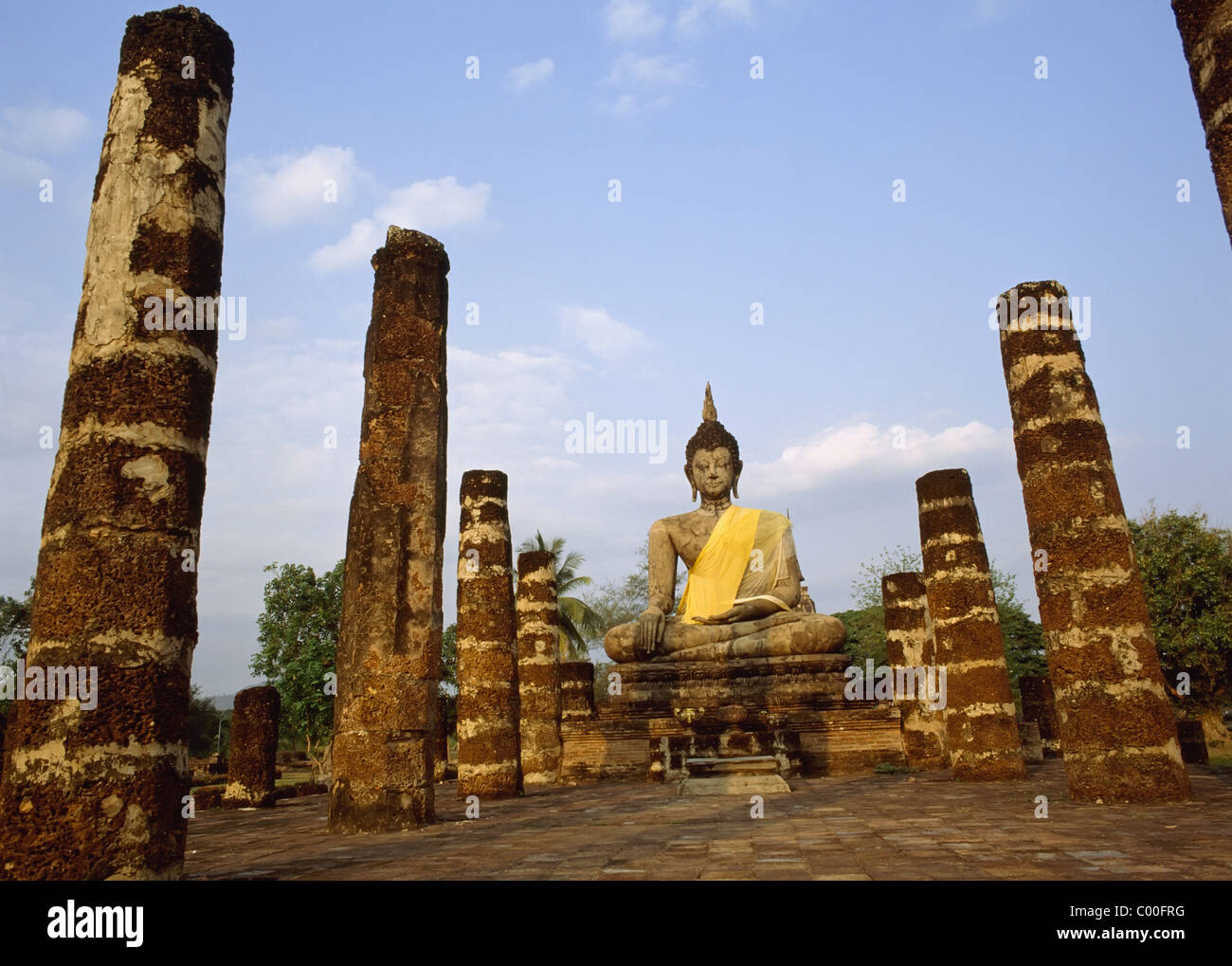 Buddha Sukothai Stockfoto