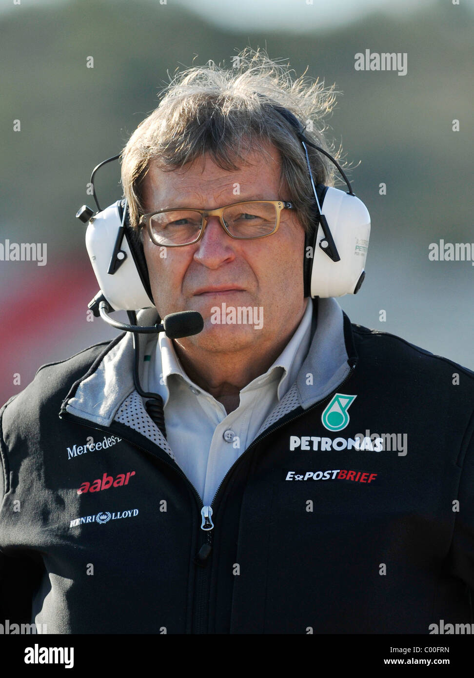 Norbert Haug (GER) Motorsport Chef Mercedes GP Formula One Team Stockfoto