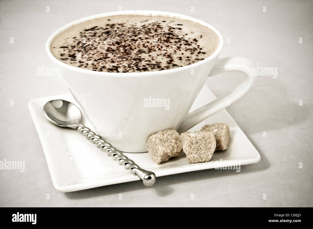 Kaffee - alte Foto-Effekt Stockfoto