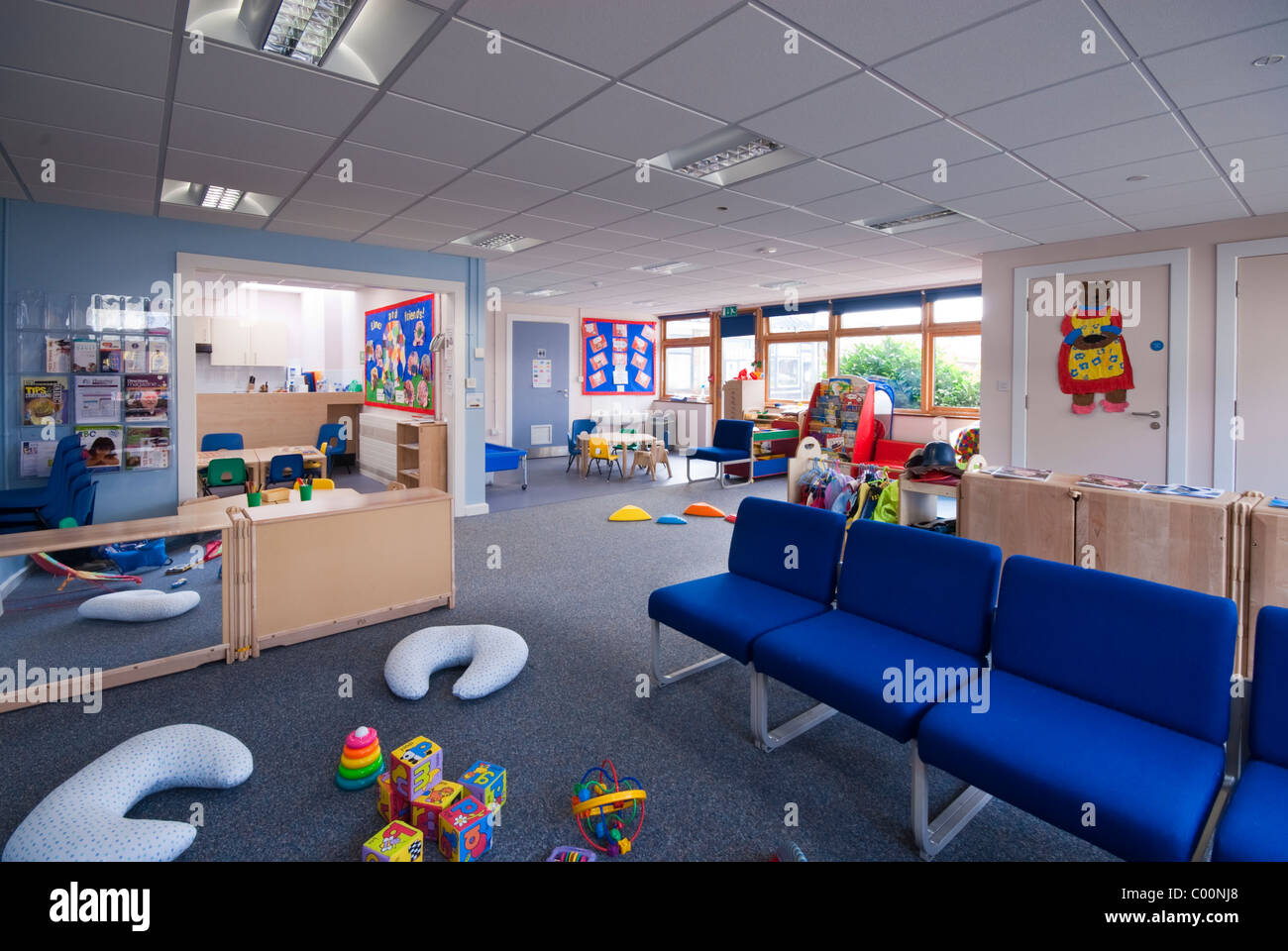 Coley Park Childrens Centre Klassenräume Stockfoto