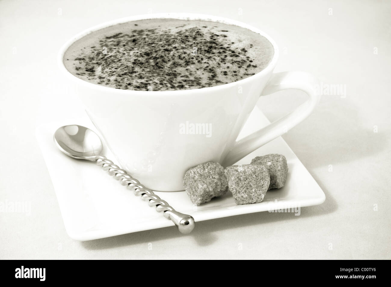 Kaffee - alte Foto-Effekt Stockfoto