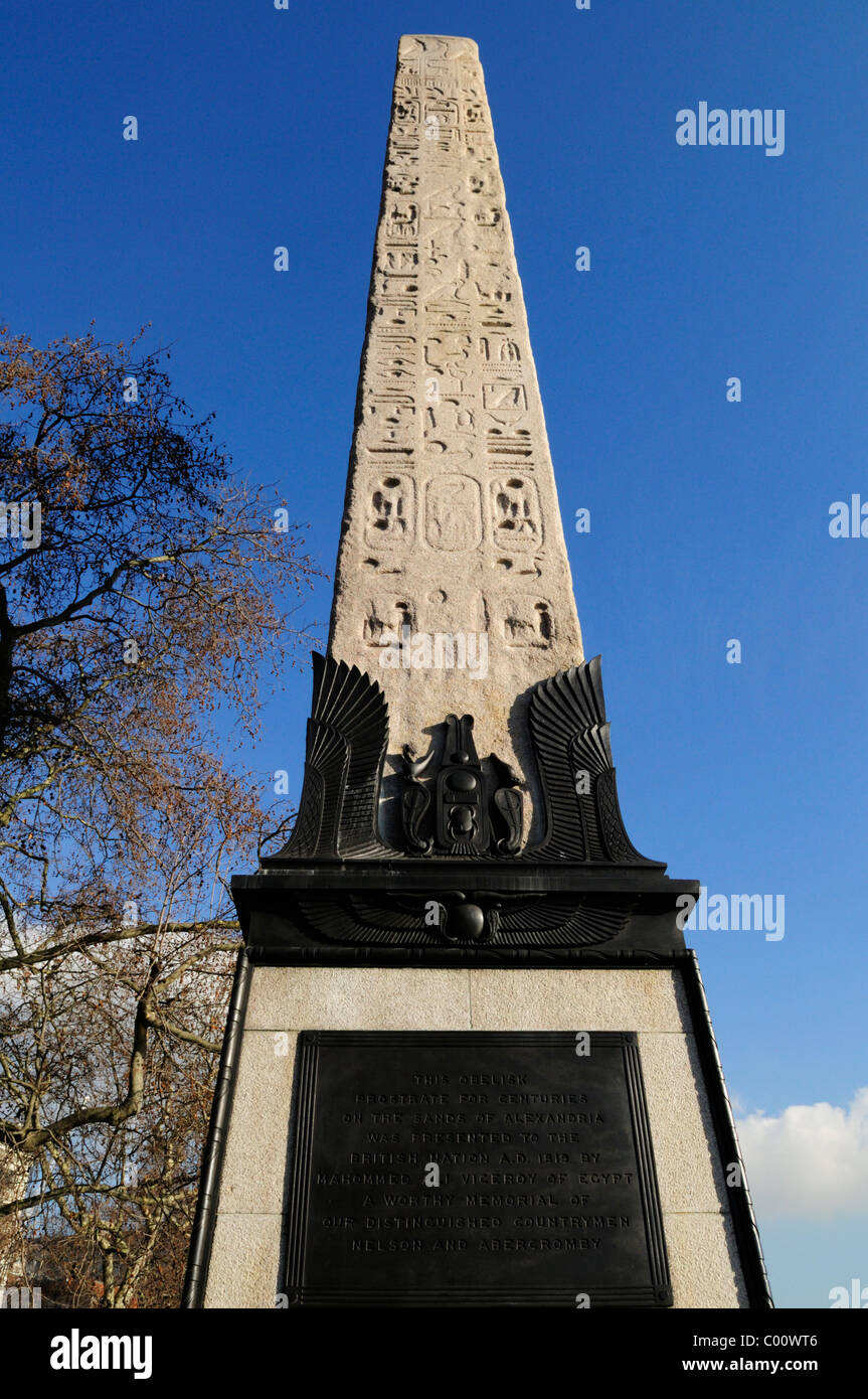 Kleopatras Nadel, Victoria Embankment, London, England, UK Stockfoto
