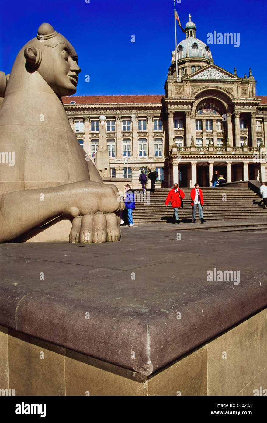 Sphinx am Victoria Square Stockfoto