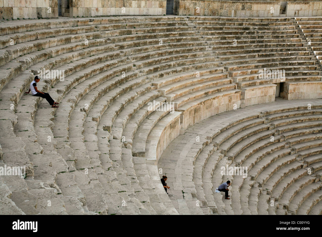 Das römische Theater, Amman, Jordanien. Stockfoto