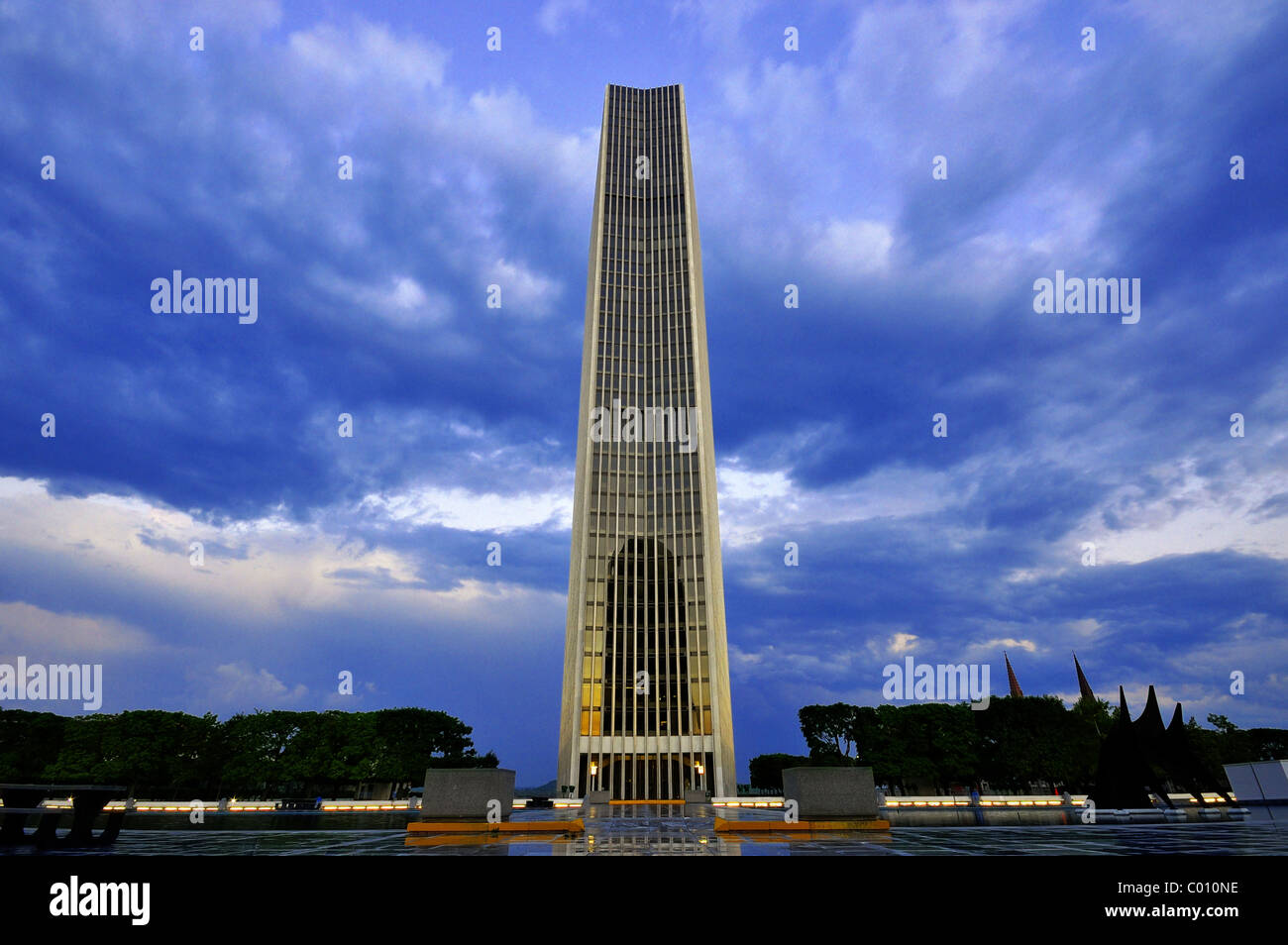 Erastus Corning Tower, Empire State Plaza Albany. Stockfoto