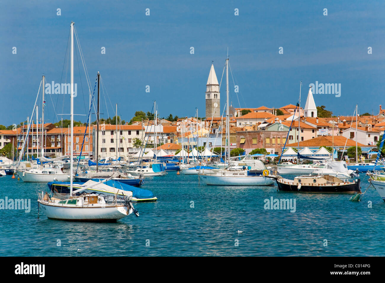 Boot Hafen, Izola, Slowenien, Europa Stockfoto