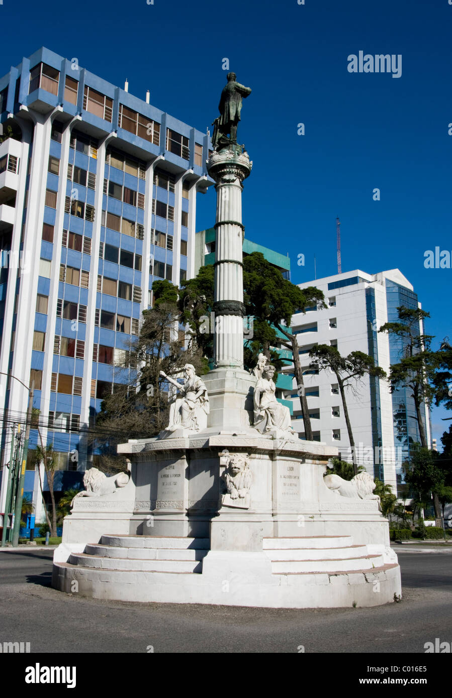 Guatemala. Guatemala-Stadt. Avenida De La Reforma. Stockfoto