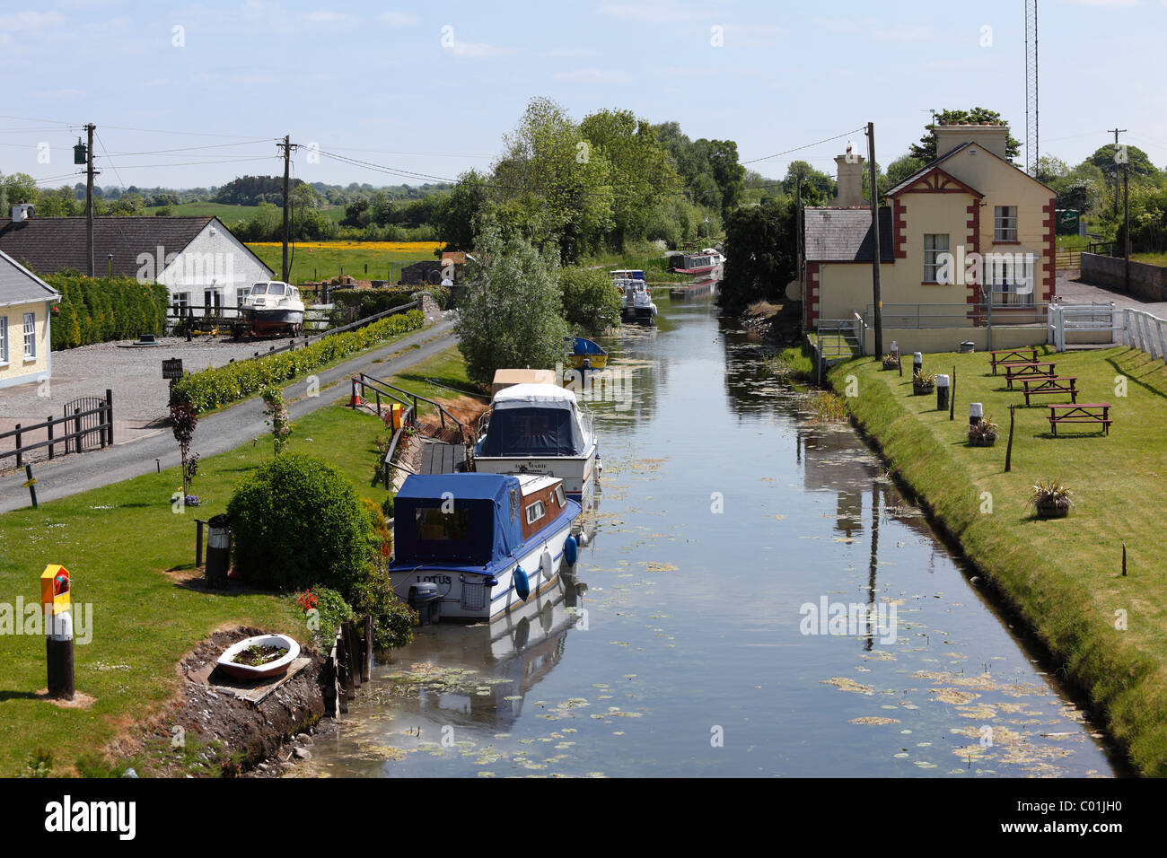 Royal Canal, Molerick, County Meath, Leinster, Irland, Europa Stockfoto