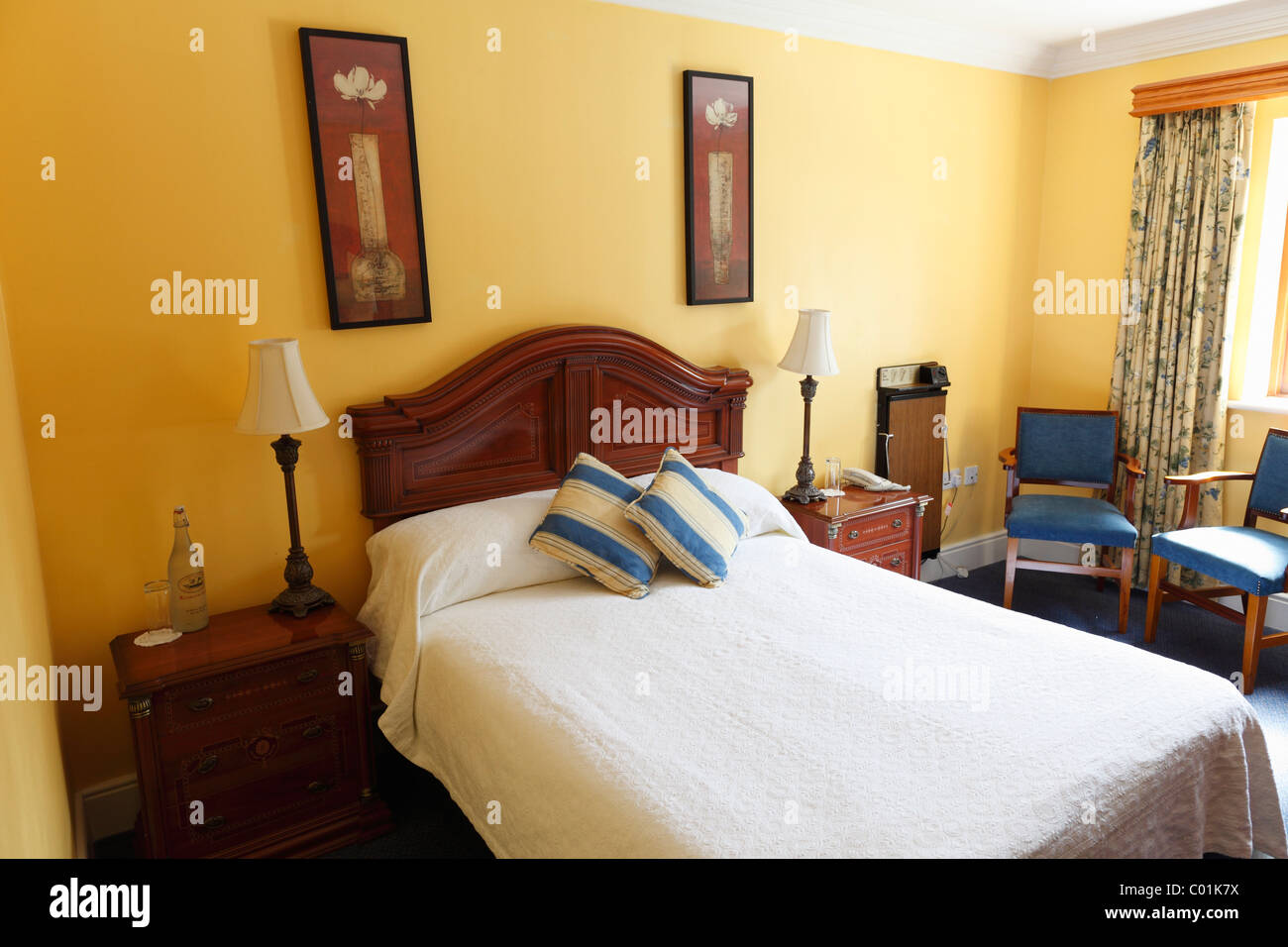 Hotelzimmer, Red Bank Guest House, Schären, County Dublin Leinster Provinz, Republik Irland, Europa Stockfoto