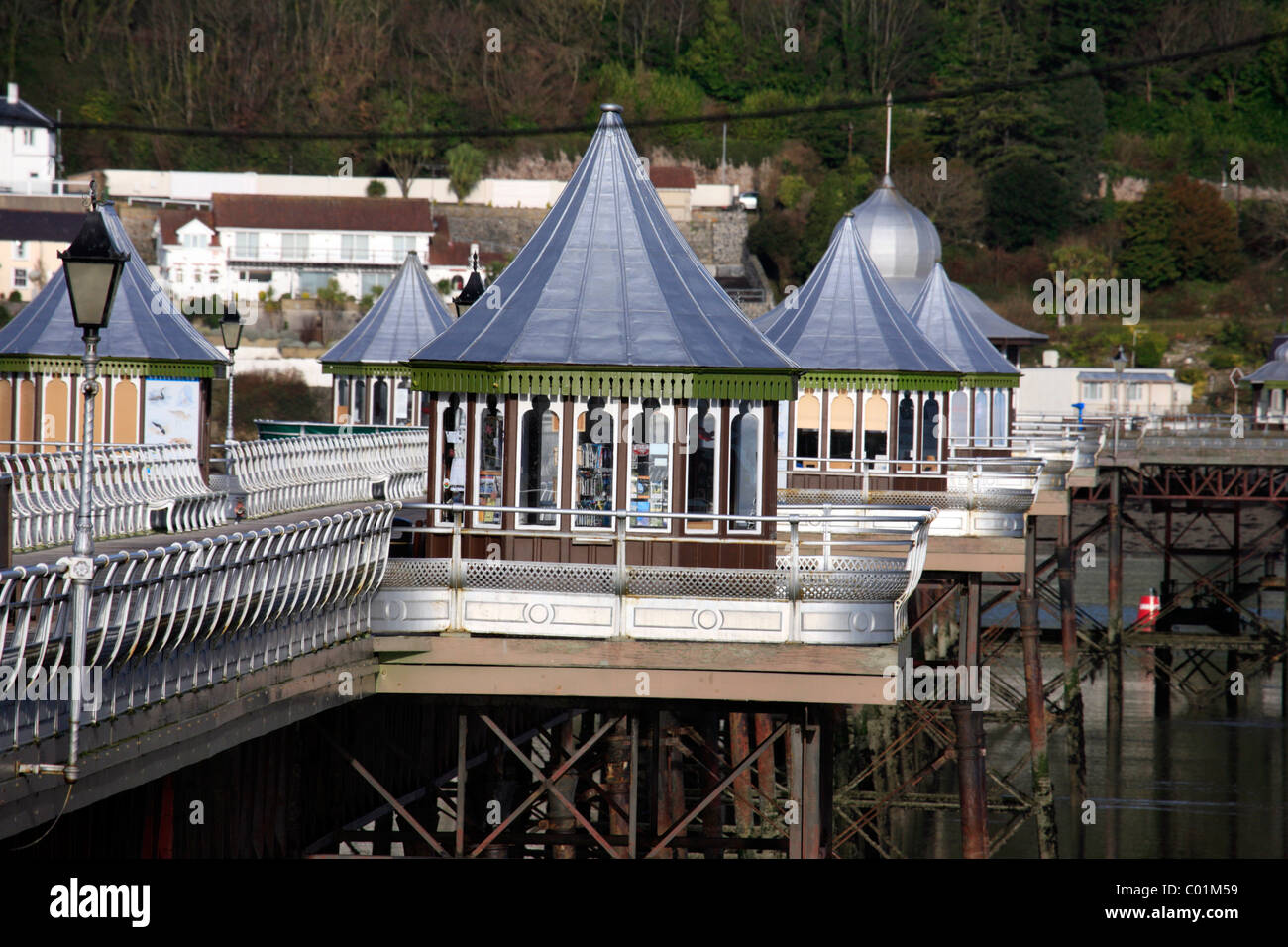 Bangor Garth Pier, Bangor, Gwynnedd, Wales Stockfoto