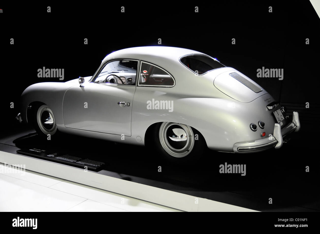 Porsche 356 1500 Coupe, Baujahr 1954, Porsche Museum, Stuttgart, Baden-Württemberg, Deutschland, Europa Stockfoto