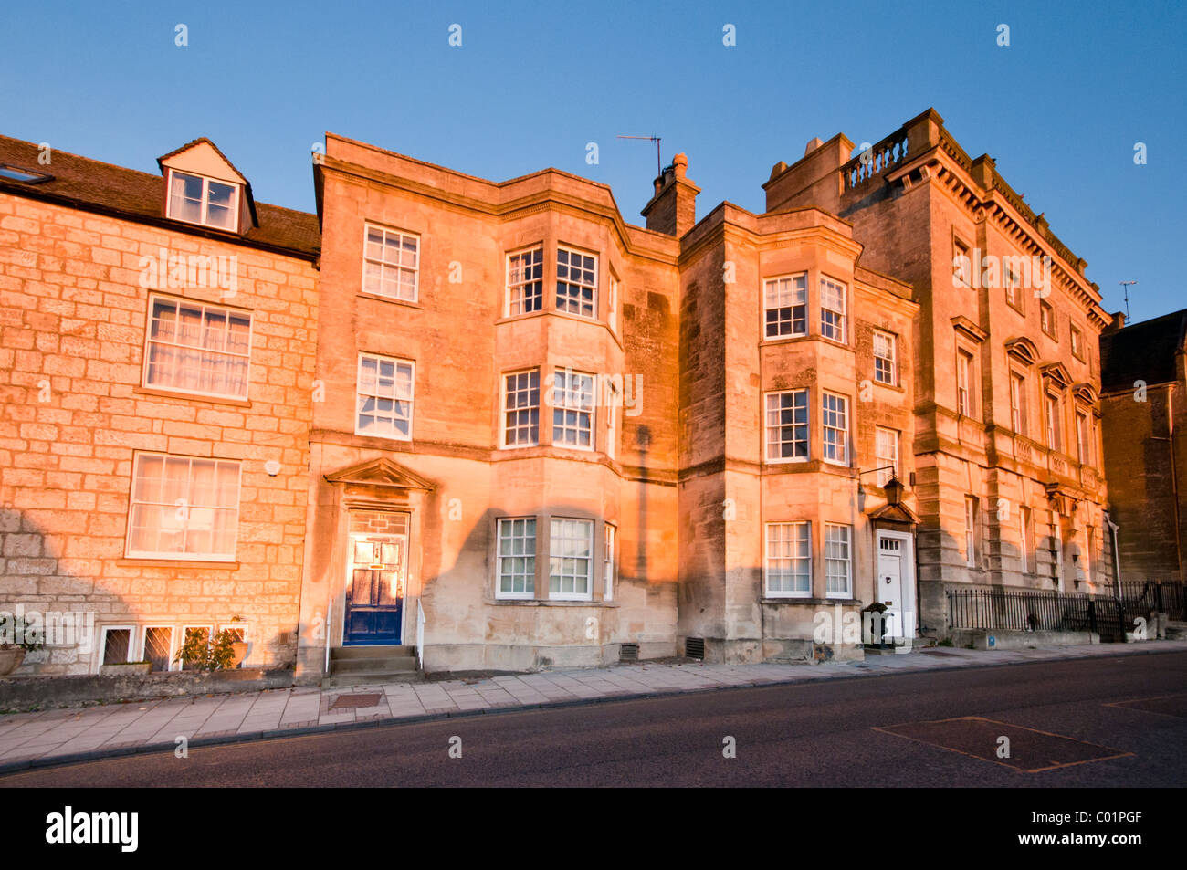 Cotswold Steinbauten, Painswick, Gloucestershire, UK Stockfoto