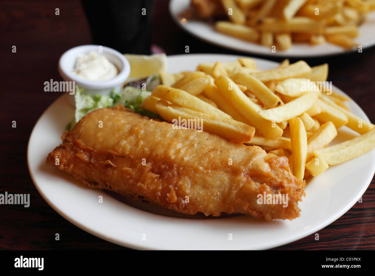 Fish And Chips, Republik Irland, Europa Stockfoto