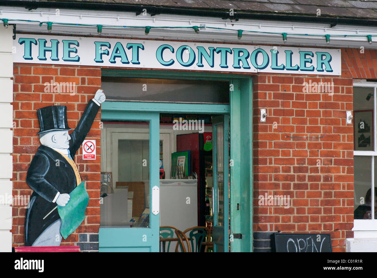 Die Fat Controller Cafe Roggen East Sussex England Stockfoto