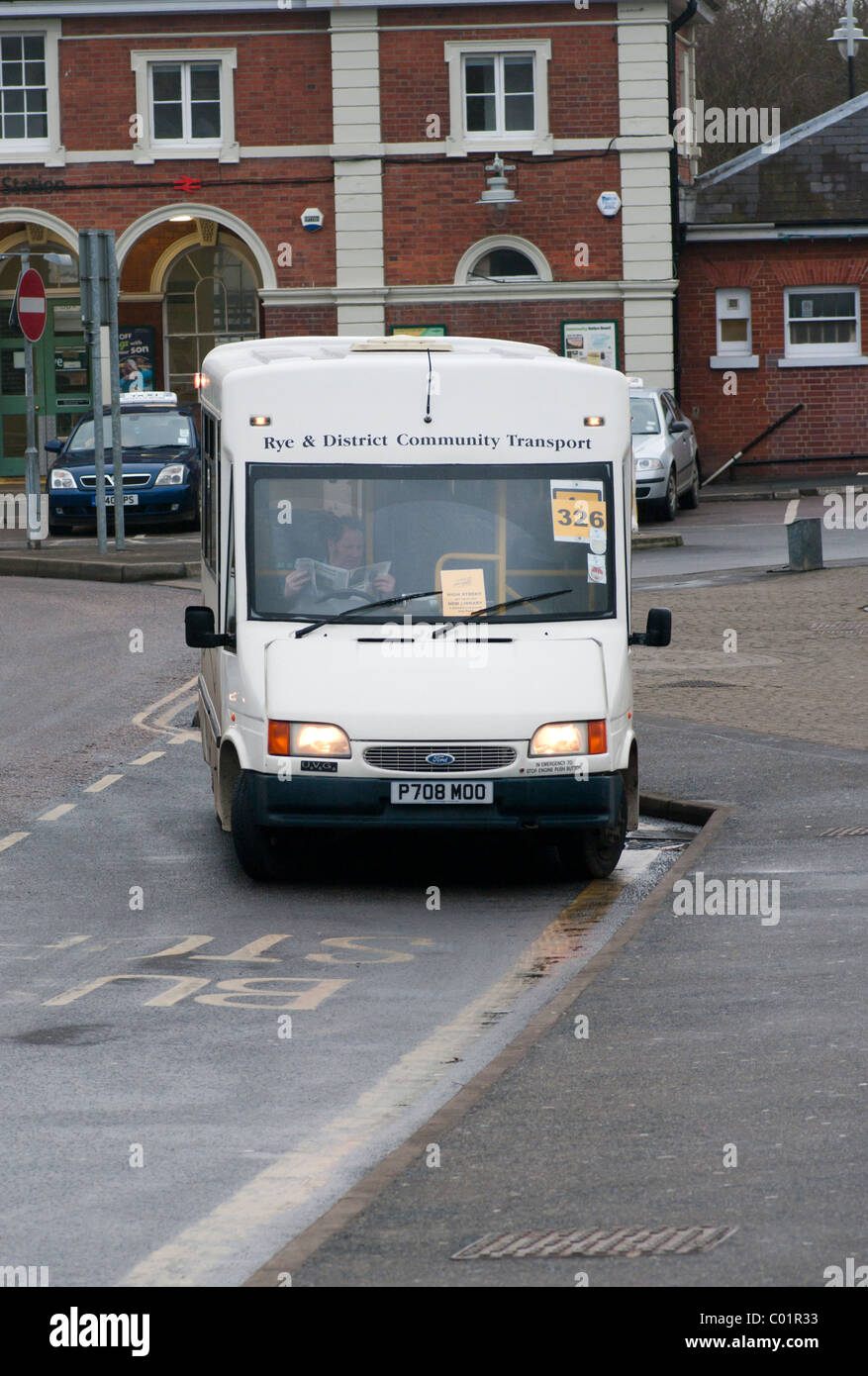 Gemeinschaft Transport Kleinbus Stockfoto