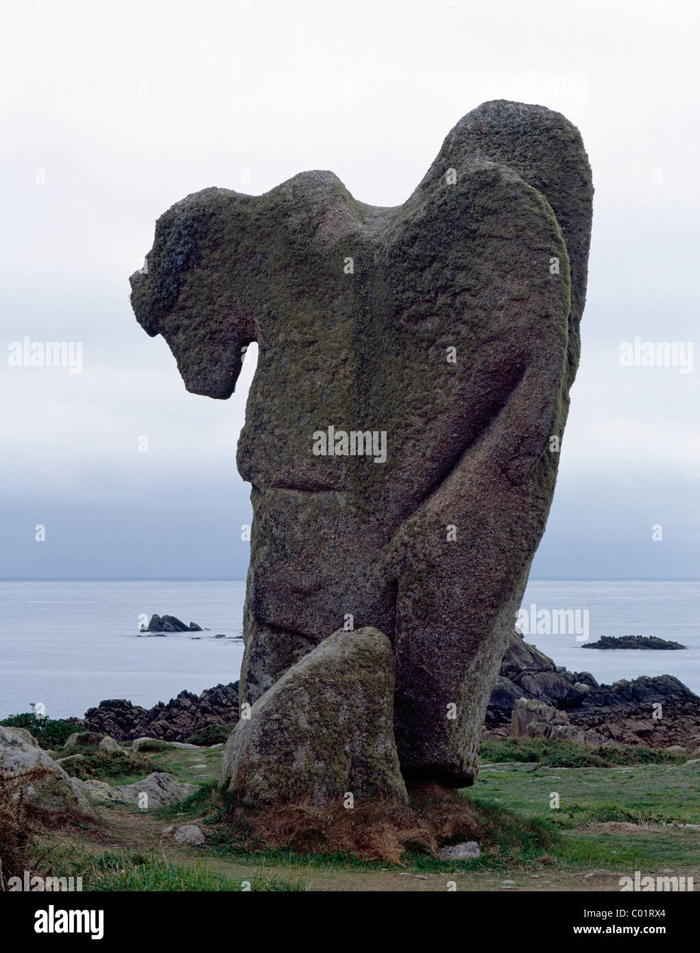 The Nag's Head, eine natürliche Felsformation auf der Insel St. Agnes, The Scilly Isles, Großbritannien Stockfoto