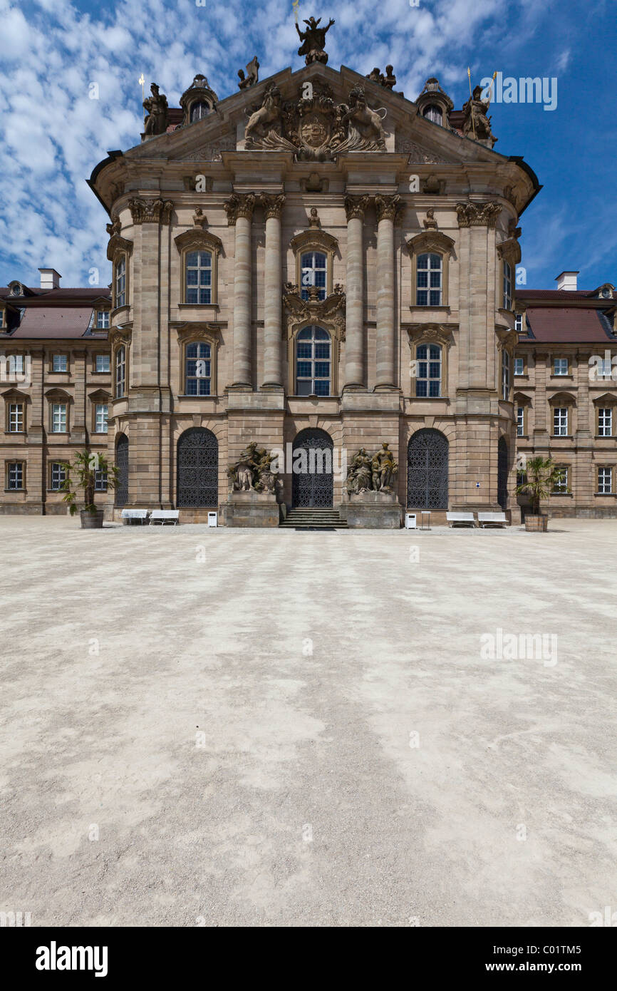 Schloss Weissenstein Palace, erbaut 1711-1718 unter Lothar Franz von Schoenborn, Kurfürst von Mainz, fränkischen Barock Stockfoto