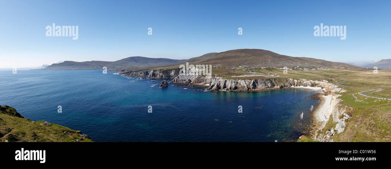 Südwest-Küste von Achill Island und Ashleam, County Mayo, Connacht Provinz, Republik Irland, Europa Stockfoto