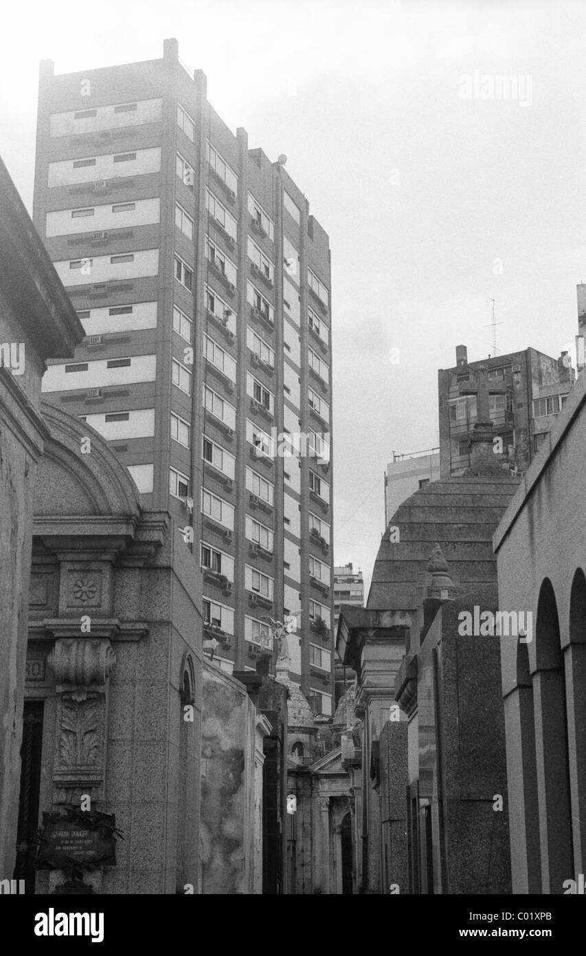 La Recoleta Friedhof, Buenos Aires, Argentinien, Südamerika Stockfoto