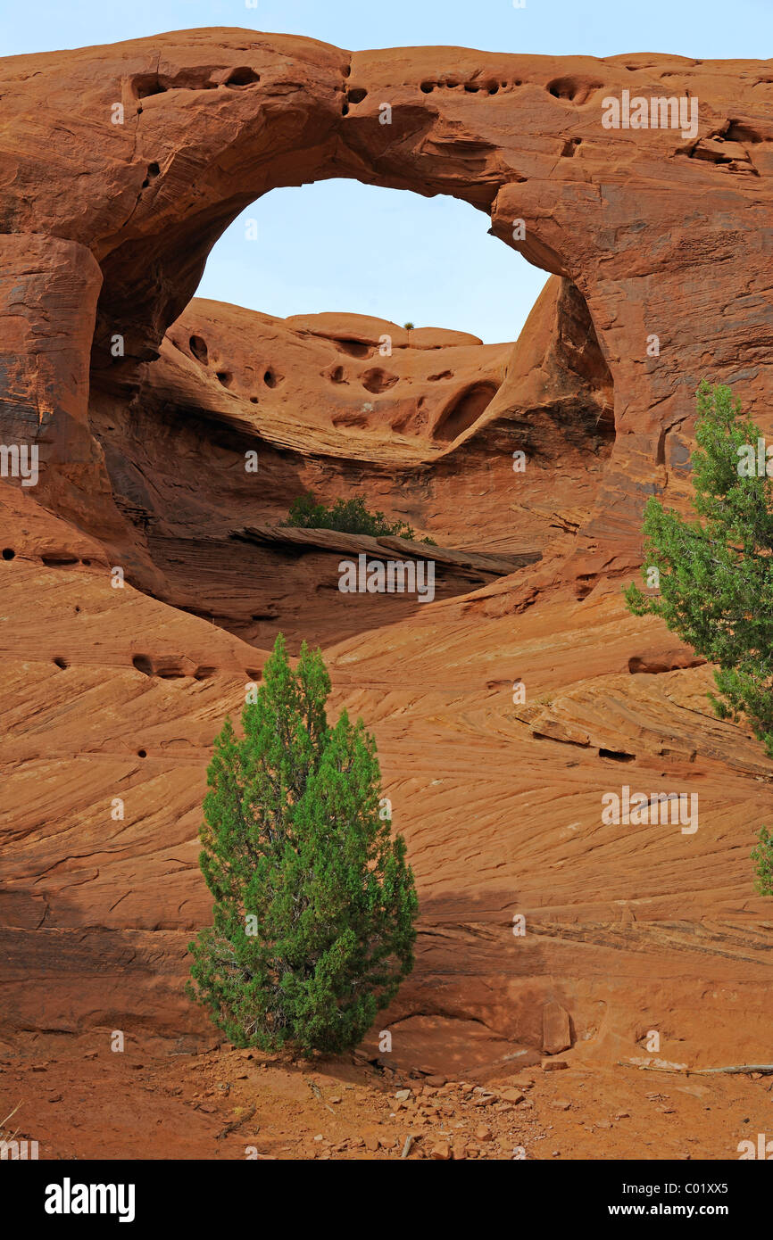 Flitterwochen Arch, Mystery Valley, Arizona, USA, Nordamerika Stockfoto