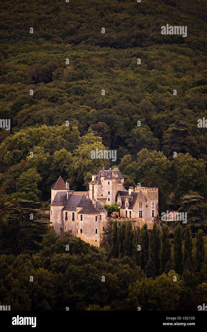 Schloss Beynac-et-Cazenac Dordogne France Stockfoto