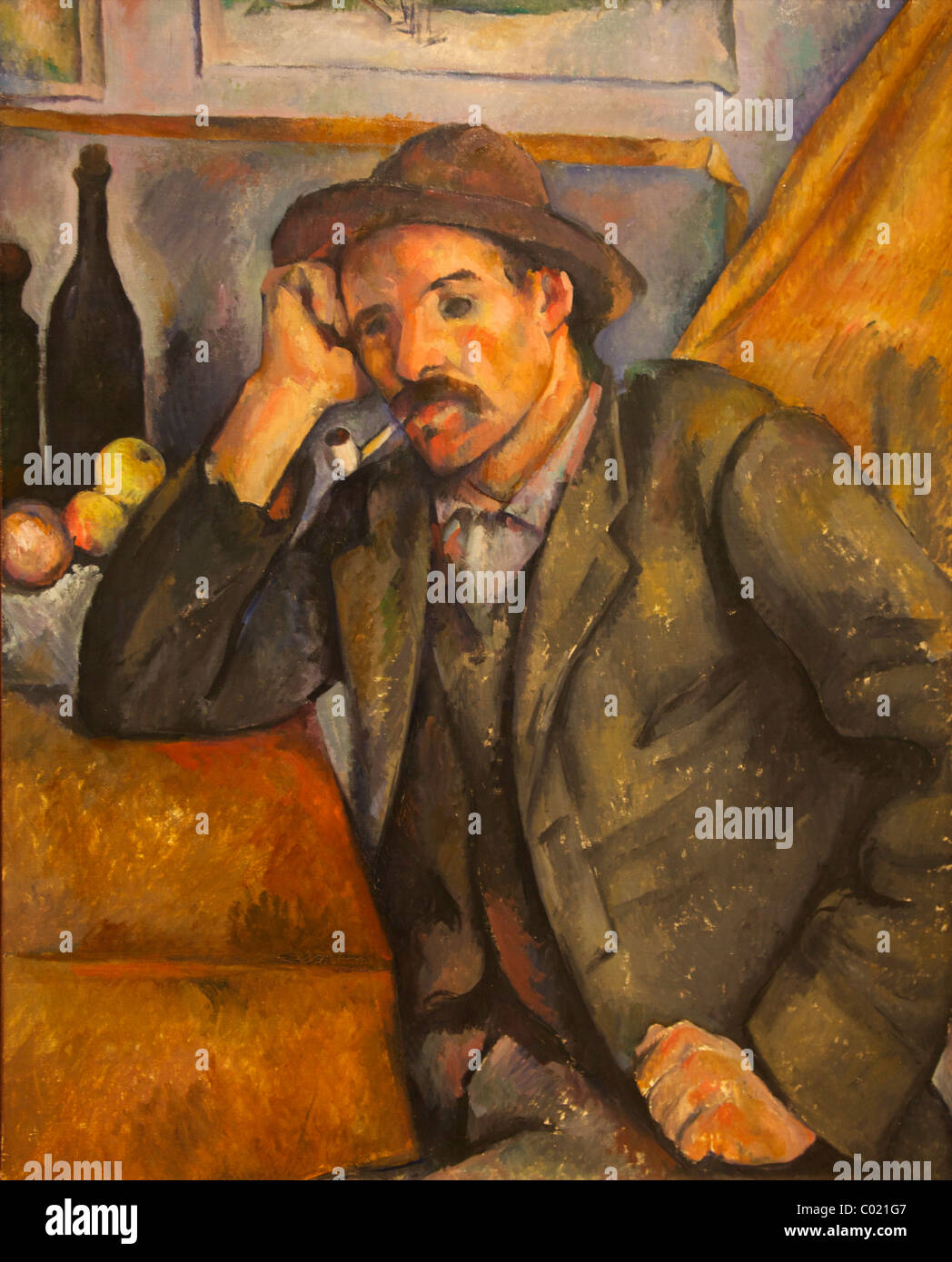 Der Raucher, ca. 1890-1892, Paul Cezanne, Courtauld Gallery, Somerset House, London, England, UK, Deutschland, GB, große Bri Stockfoto