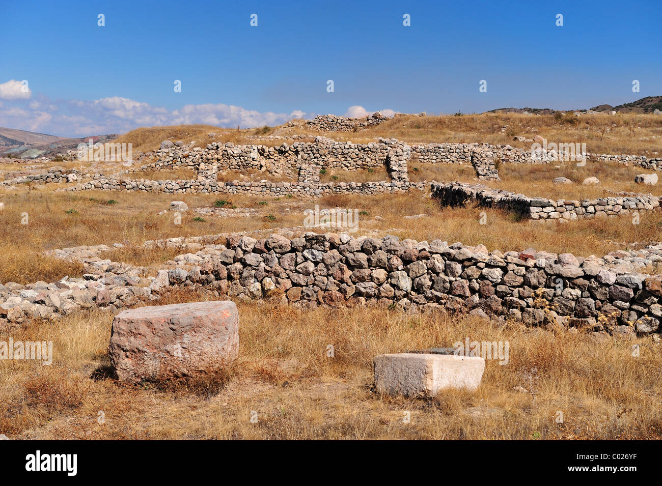 Büyük Kale, Boğazköy, Türkei 101003 38721 Stockfoto