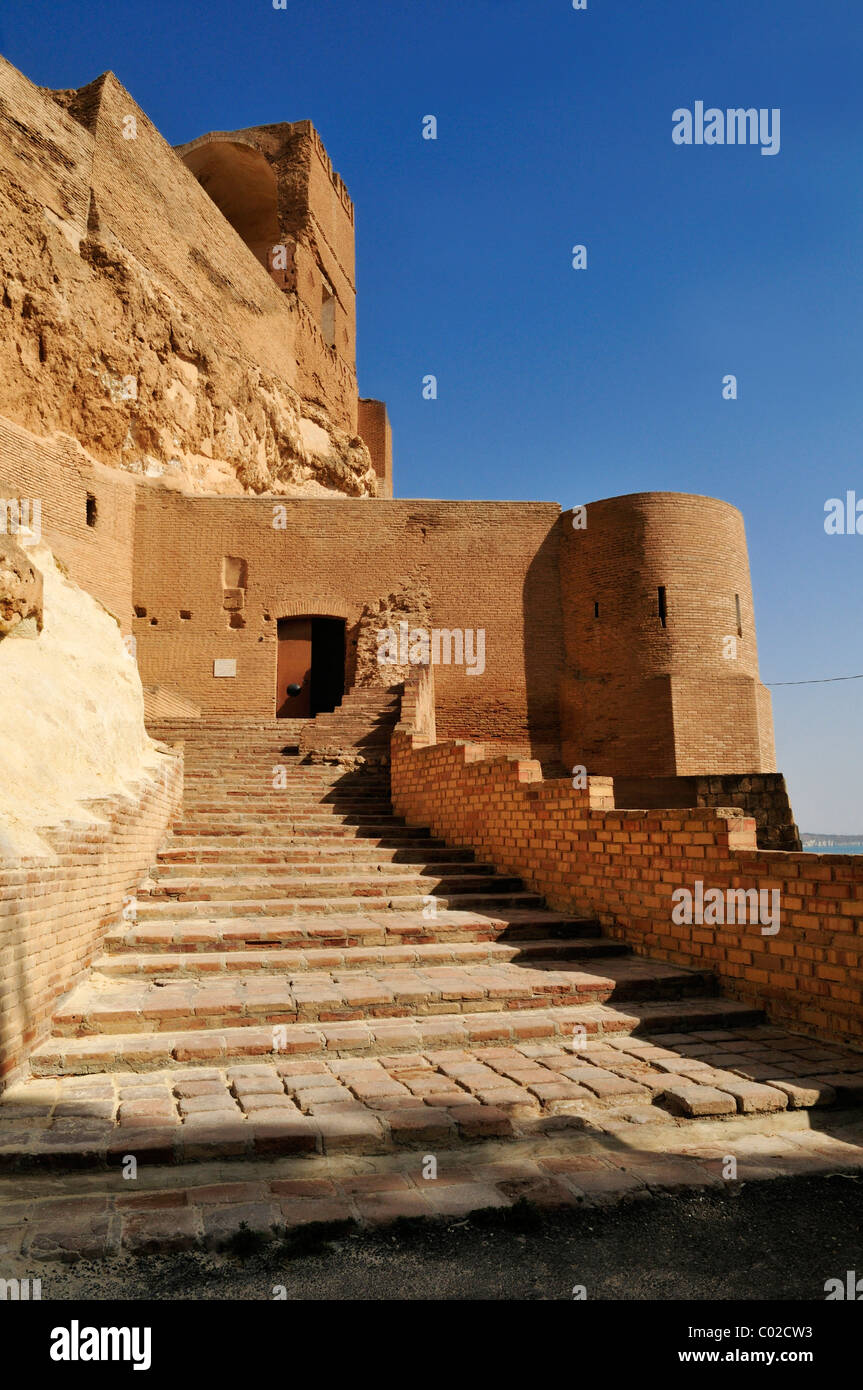 Historische Burg von Qalaat Jabar, Euphrat, Syrien, Nahost, Westasien Stockfoto