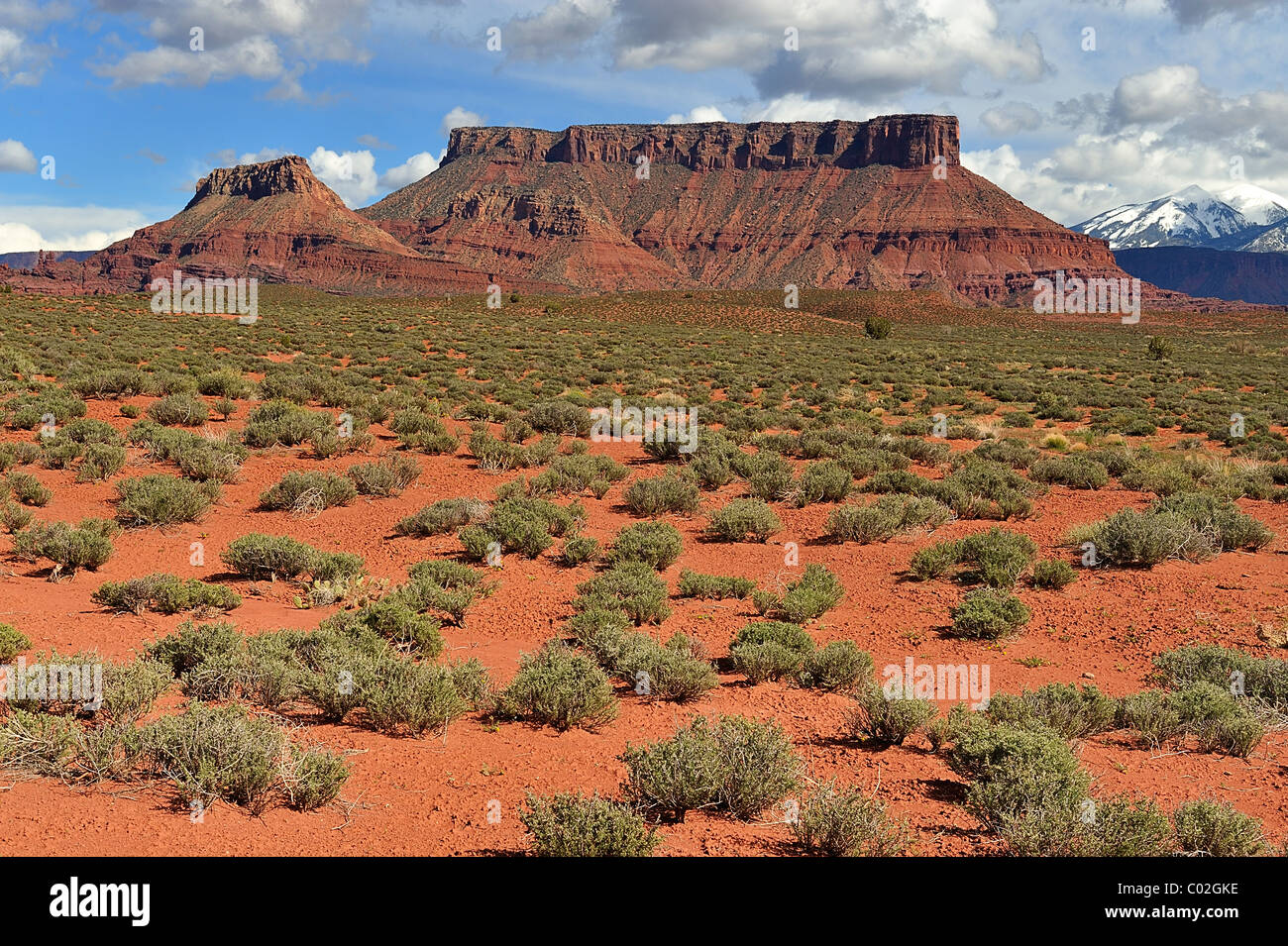 Castle Valley Sandstein Hügel in Utah, USA Stockfoto