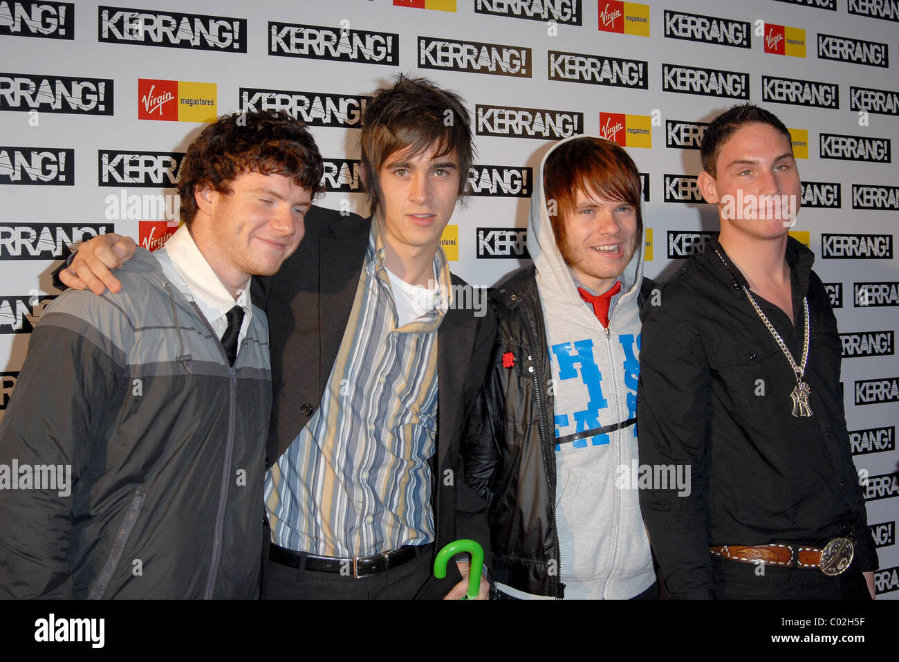 Betreten Sie Shikari Kerrang! An der Brauerei London, England - 23.08.07-Awards 2007 Stockfoto