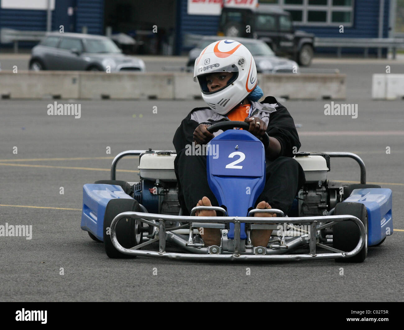 Antonia Okonma RAC Charity Track Day Challenge an Rockingham Speedway Corby Northamptonshire, England - 28.08.07 Stockfoto